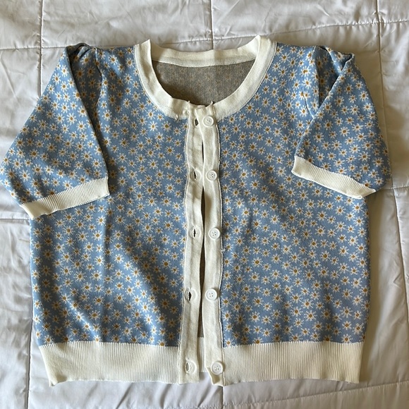 orange juice the brand Tops - Short sleeve cardigan